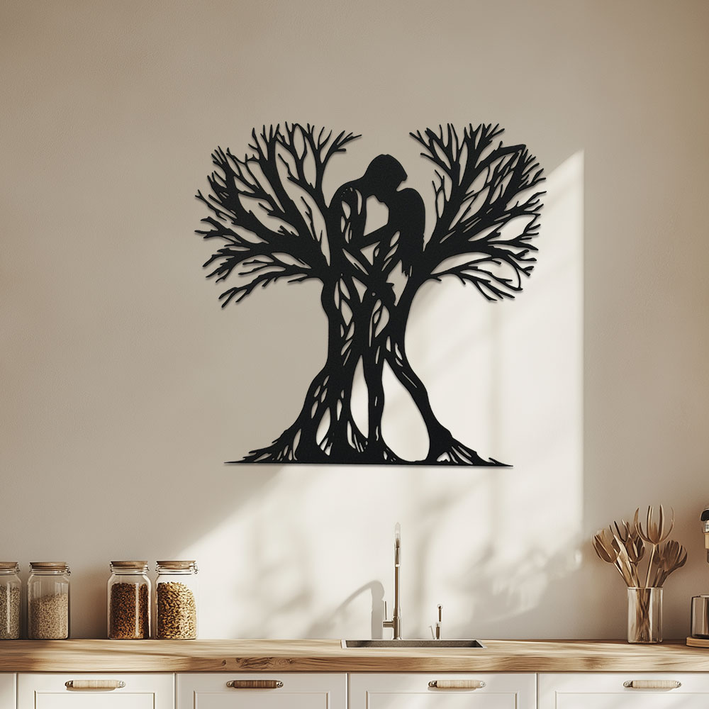 Home Office Room Inspiration - تمثال شجرة معدني بتصميم مستوحى من