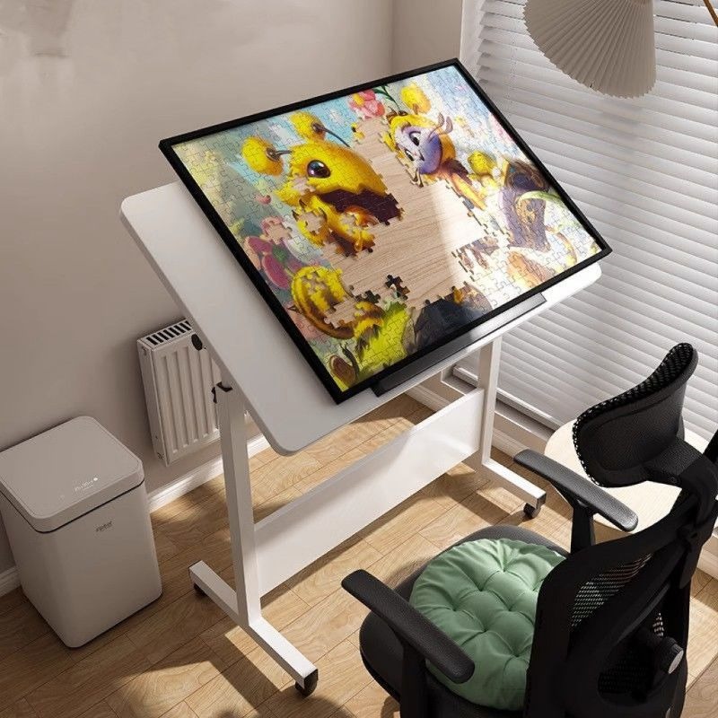 Home Office Work Table - طاولة رسم خشبية عصرية قابلة للطي