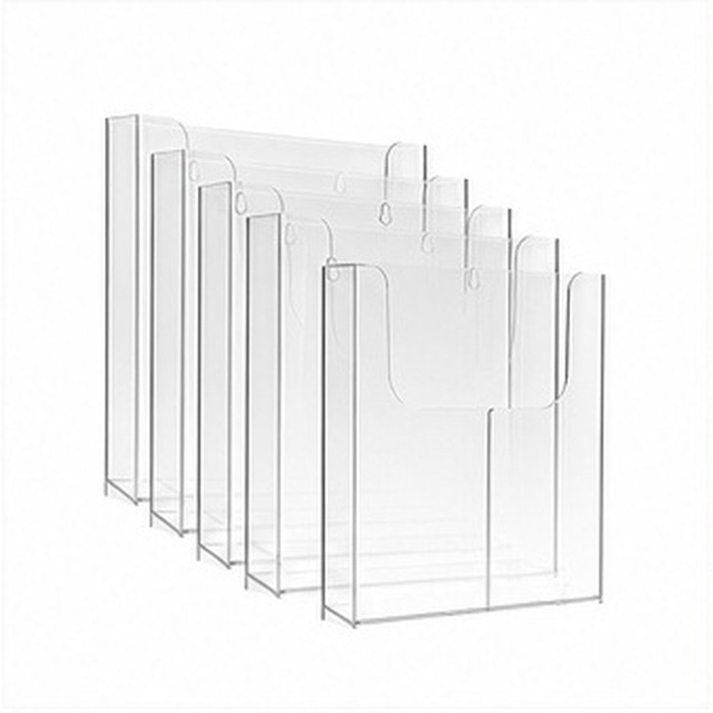 Document Holder Stand - 4 قطع حامل كتيبات جداري من
