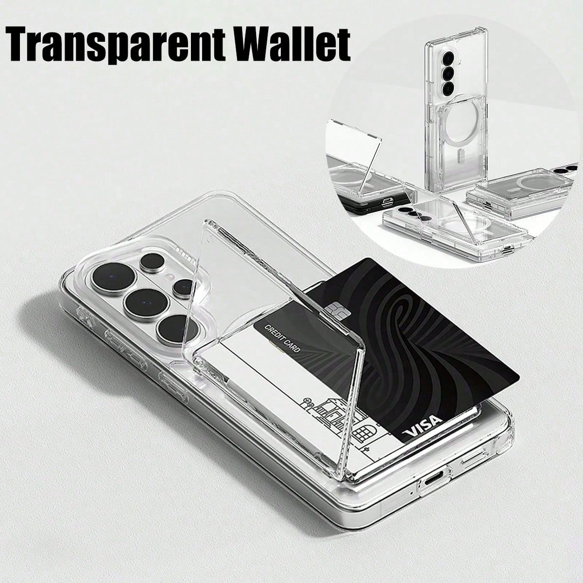 Document Holder Stand - قطعة واحدة من حامل البطاقات الشفاف