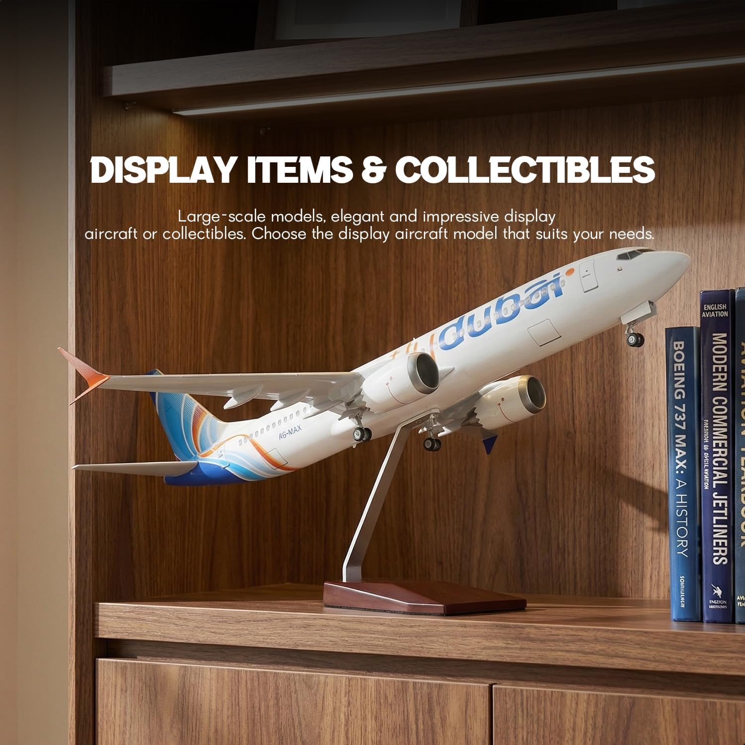 Home Office Dubai - نموذج طائرة دبي B737 مصنوع من