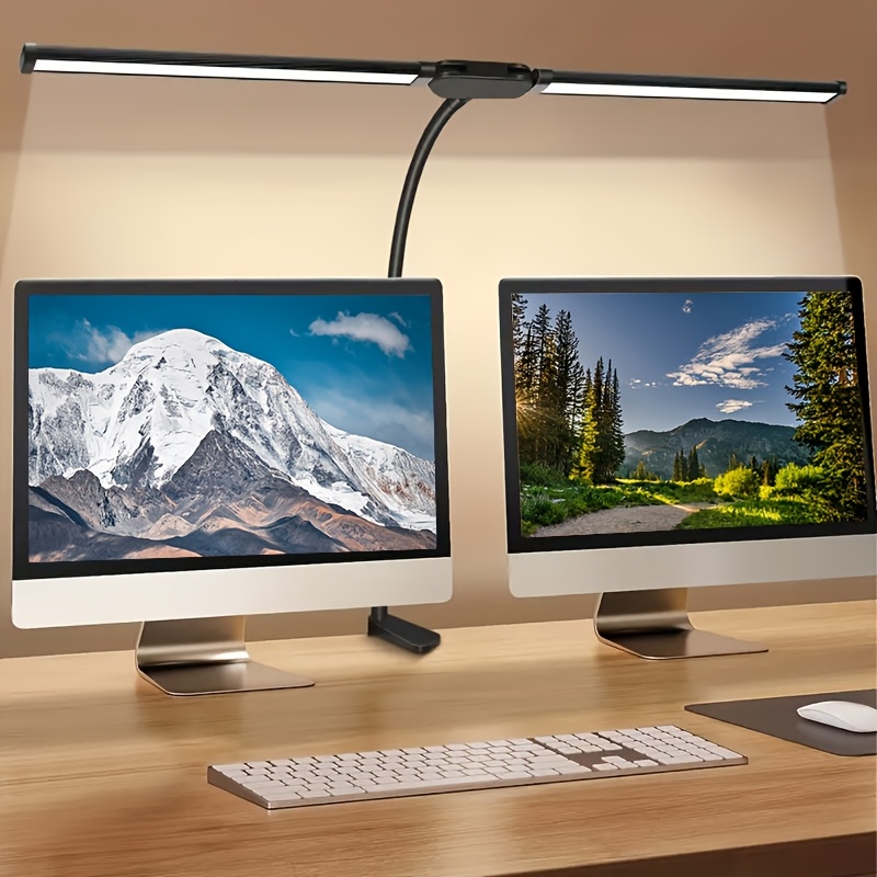 Home Office Work Table - مصباح مكتب LED مزدوج الرأس مع