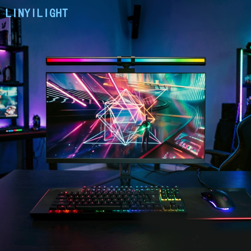 شريط إضاءة LED RGB بطول 60/80  - مراجعة Home Office Work Table وسعره