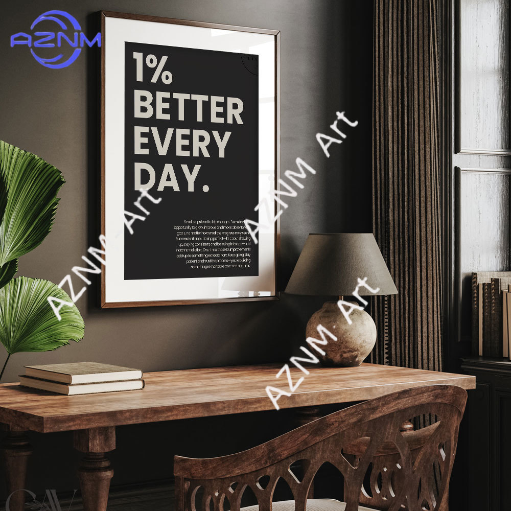 ملصقات فنية ملهمة بعبارات تحفي - مراجعة Home Office Room Inspiration وسعره