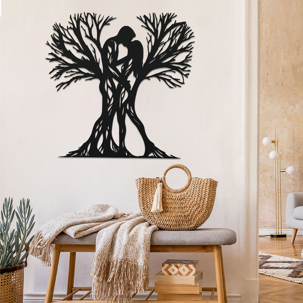 تمثال شجرة معدني بتصميم مستوحى - مراجعة Home Office Room Inspiration وسعره