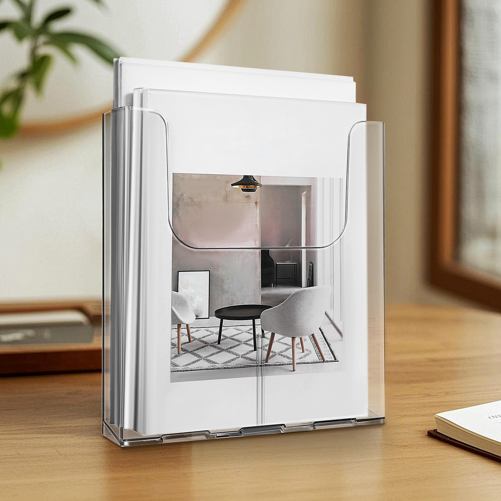 4 قطع من منظمات الحائط المصنوع - مراجعة Document Holder Stand وسعره
