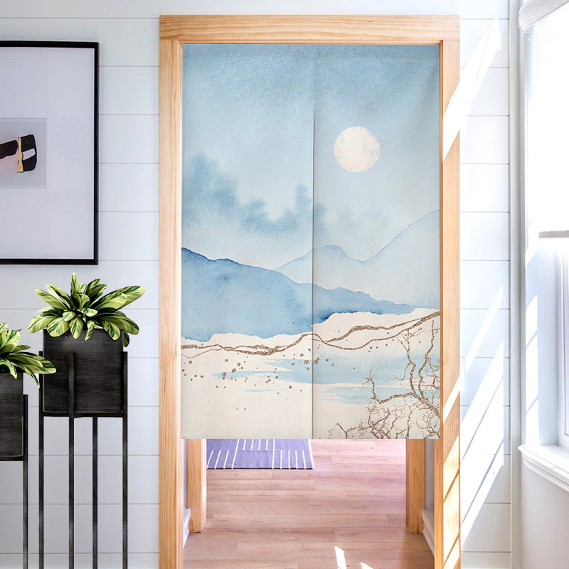 ستارة نصف باب بتصميم منظر طبيع - مراجعة Home Office Room Inspiration وسعره