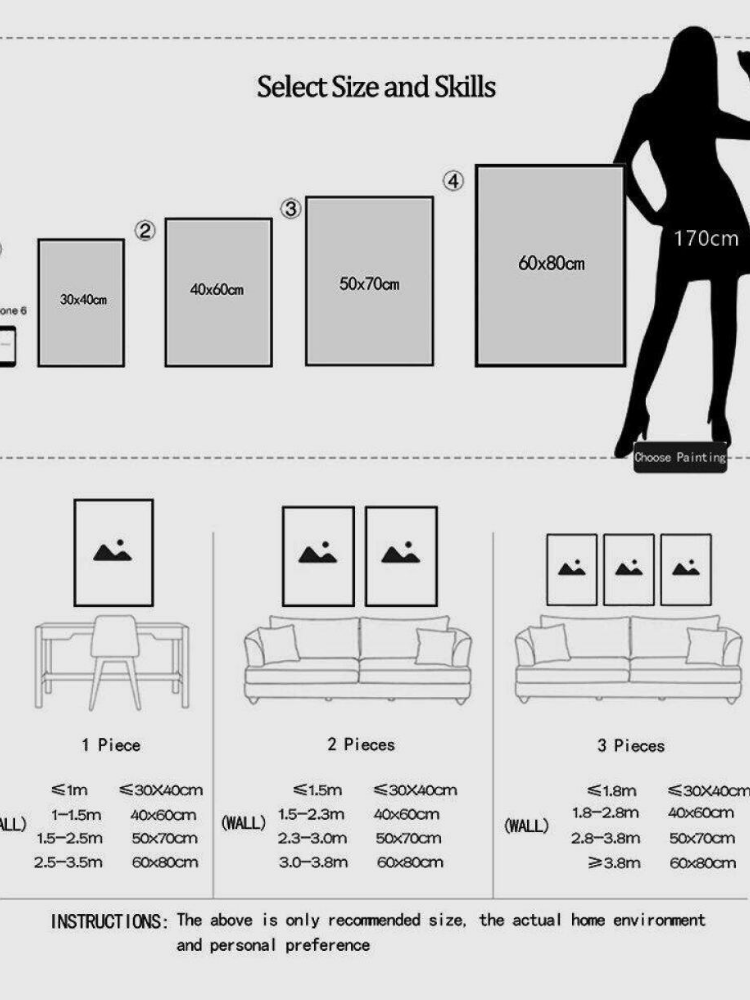 لوحة فنية جدارية أنيقة من قماش - مراجعة Home Office Room Inspiration وسعره