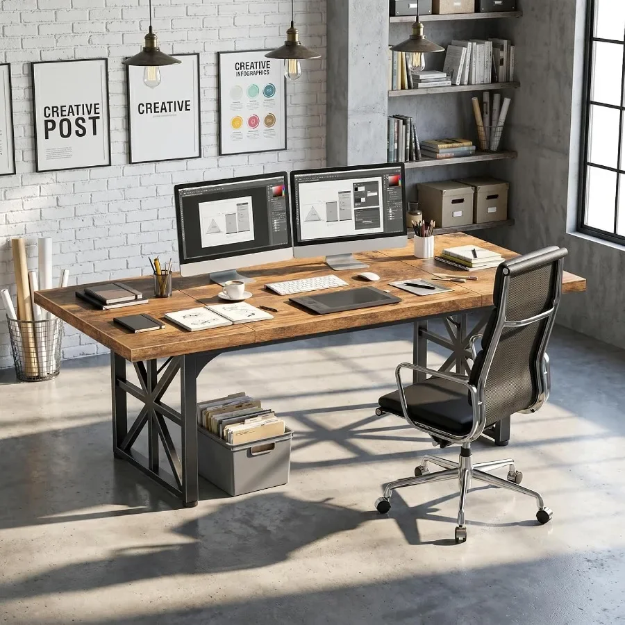 مكتب تنفيذي بحجم 71 بوصة، طاول - مراجعة Home Office Work Table وسعره