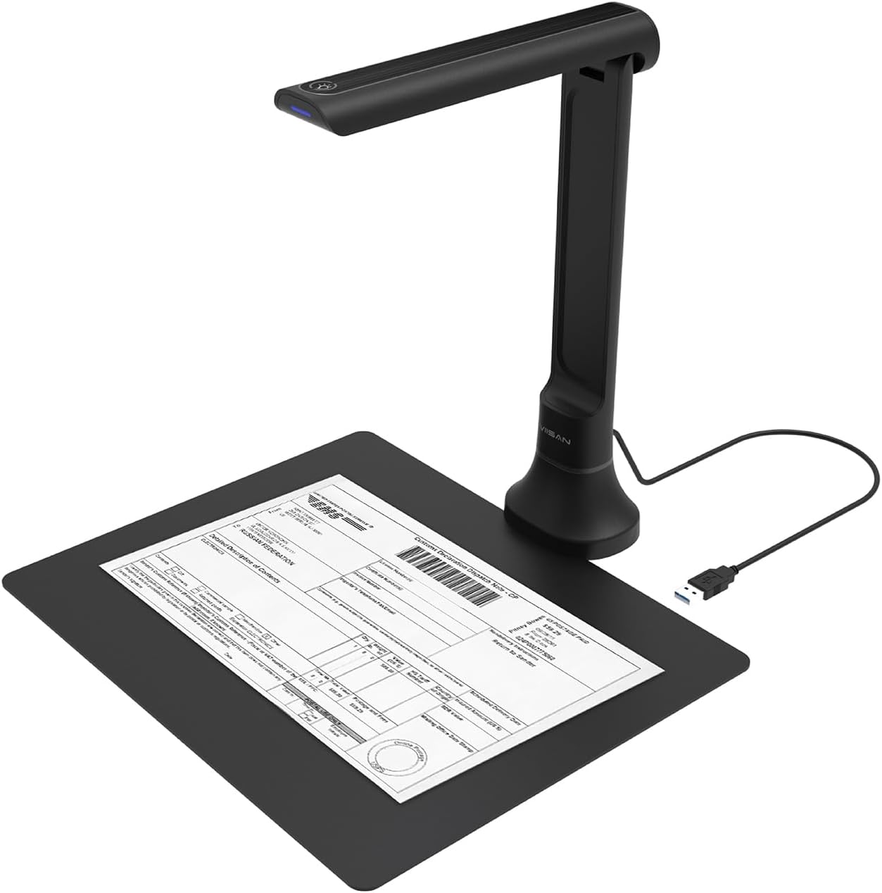 كاميرا وثائق VIISAN DB8401 بدق - مراجعة Document Scanner Portable وسعره