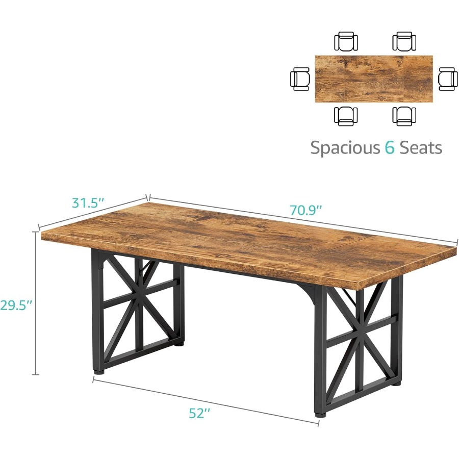 مكتب تنفيذي بحجم 71 بوصة، طاول - مراجعة Home Office Work Table وسعره